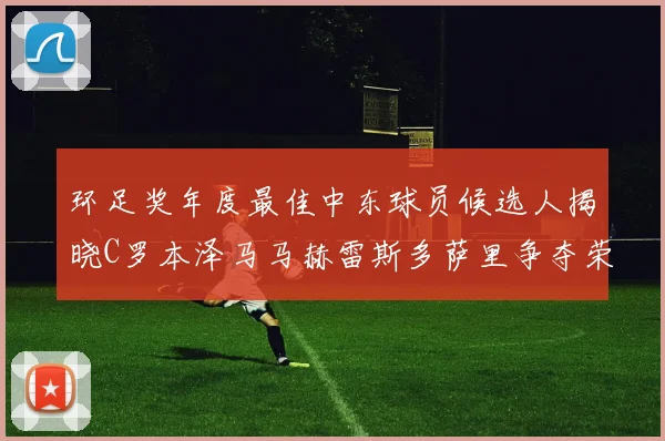 环足奖年度最佳中东球员候选人揭晓C罗本泽马马赫雷斯多萨里争夺荣誉